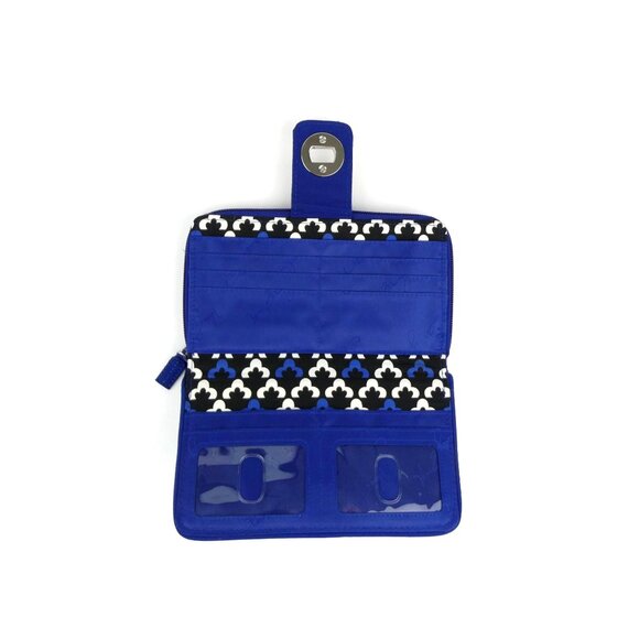 Vera Bradley Cobalt Blue Turnlock Wallet - Picture 7 of 15